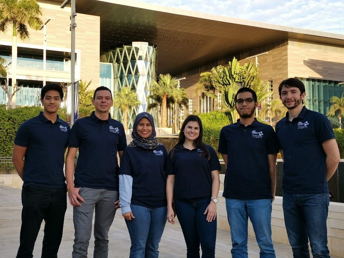 KAUST SEG EVOLVE Team : Mochammad Randi Caesario, Samuel Fontalvo, Indah Putri, Jordania Zerpa, Muhammad Hasyim Taufik (Captain), and Juan Romero